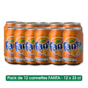 Cannettes de FANTA 33 CL