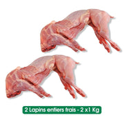 Viande de lapin entier